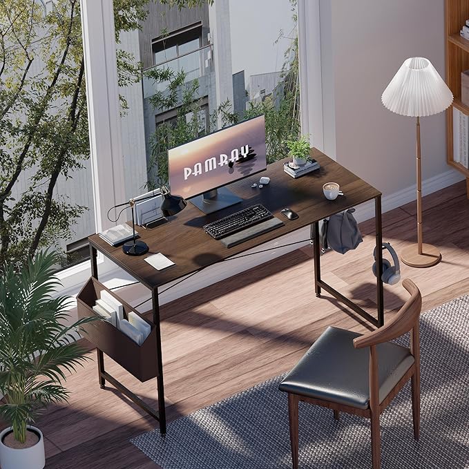 Pamray 47 Inch Computer Desk for Small Spaces - Image 2