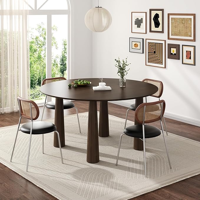 Casaphoria 59" Round Dining Table, Kitchen Table - Image 4