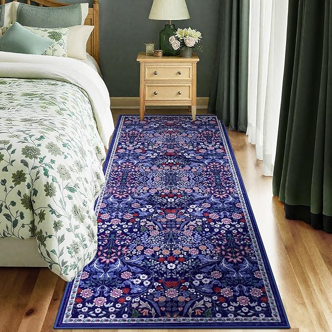 Runner Rug for Entryway: 2x10 Kitchen Rugs Non Slip Washable Ultra-Thin Soft - Image 2