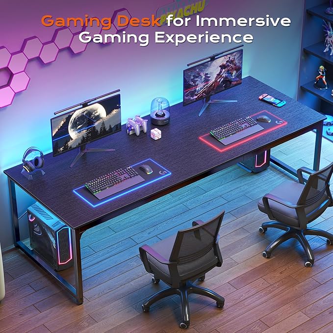 PRAISUN 78.7 X 29.5 Inch Computer Desk - Image 8