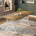 GarveeHome 70.8 Inch Dining Table 4-6 Person, Kitchen Table by GarveeHome
