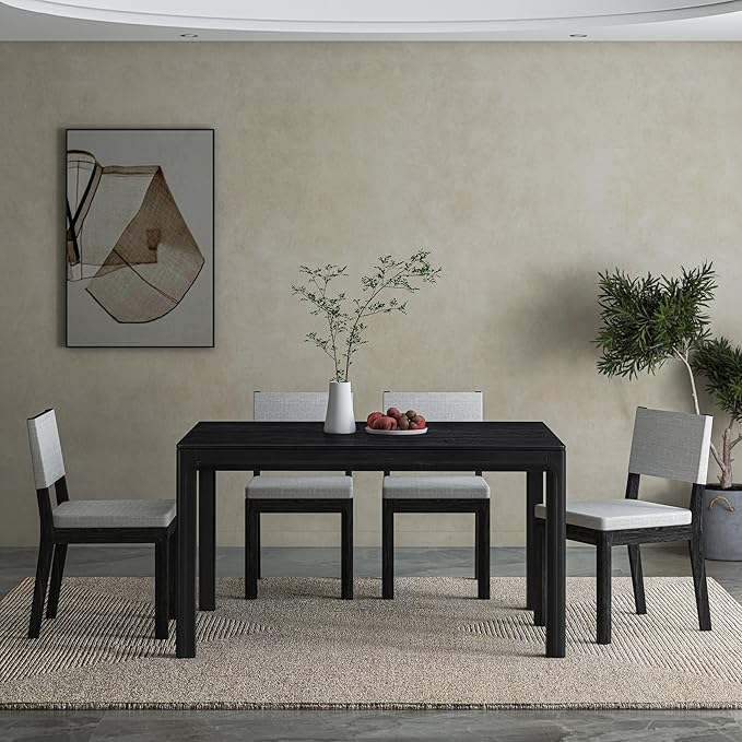 NTC Flow 55 Inch Modern Design, Rectangular Dinner Table by NTC