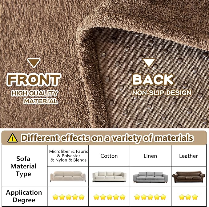 MYSKY HOME Couch Cover Sofa Covers - Image 4