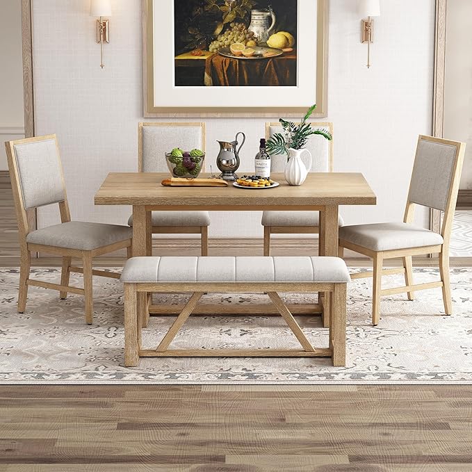 Ball & Cast 6-Piece Dining Table Set - Image 7
