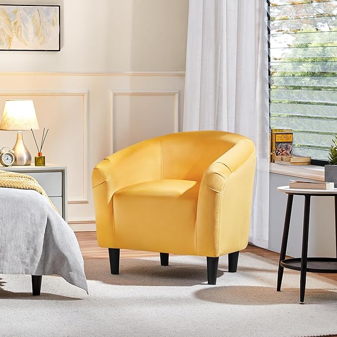 Yaheetech Yellow Chair, Accent Chair - Image 4