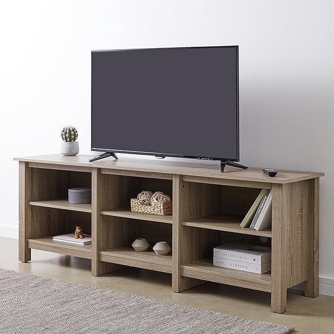 ROCKPOINT 70inch TV Stand Storage Media Console Entertainment Center - Image 5