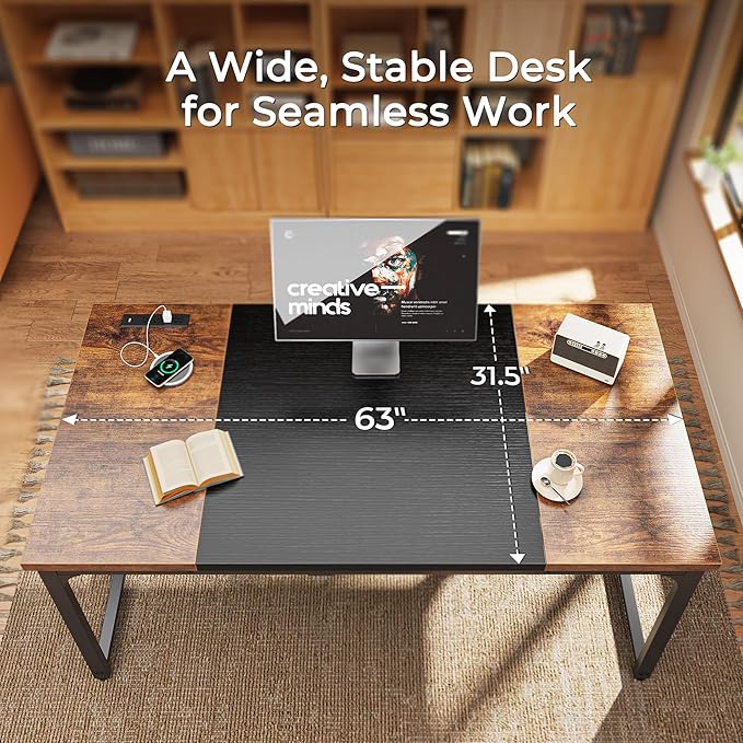 Huuger 63 x 31.5 inch Desk - Image 5
