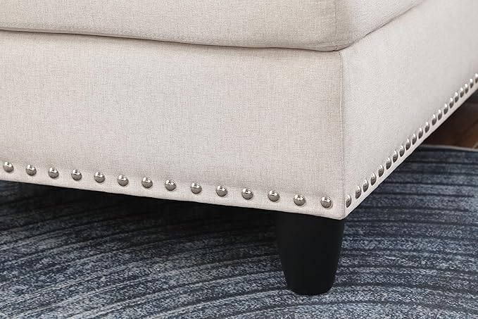 Ball & Cast 98" L Shaped Sectional Couch - Image 7