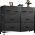WLIVE Dresser for Bedroom with 8 Drawers, Wide Fabric Dresser for Storage and by WLIVE