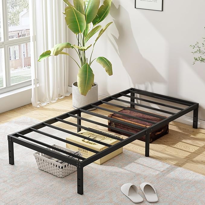 10 Inch XL Twin Bed Frames, Platform Metal Bed Frame Twin XL Size Heavy Duty - Image 4