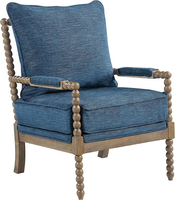 OSP Home Furnishings Fletcher Spindle Accent Chair by OSPHomeFurnishings