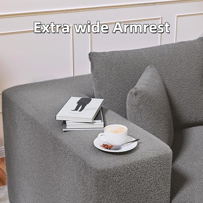 Cloud Sectional Couch, 104”L-Shape Oversized Sofa - Image 7