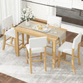 Ball & Cast 5 Piece Wood Dining Table Set by BallCast
