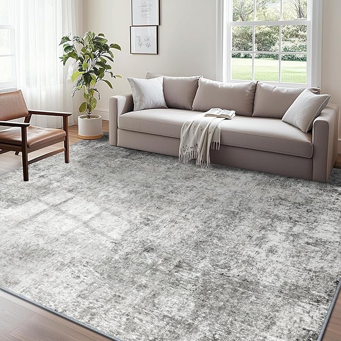 Washable Area Rugs 5'x8' Non-Slip Modern Abstract Soft - Image 8