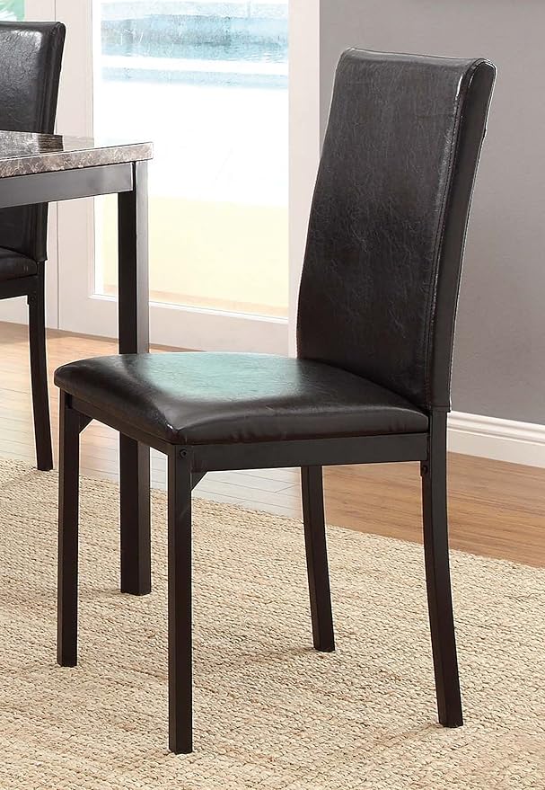 Homelegance 2601 Tempe PU Upholstered Chair, Dining Height - Image 2