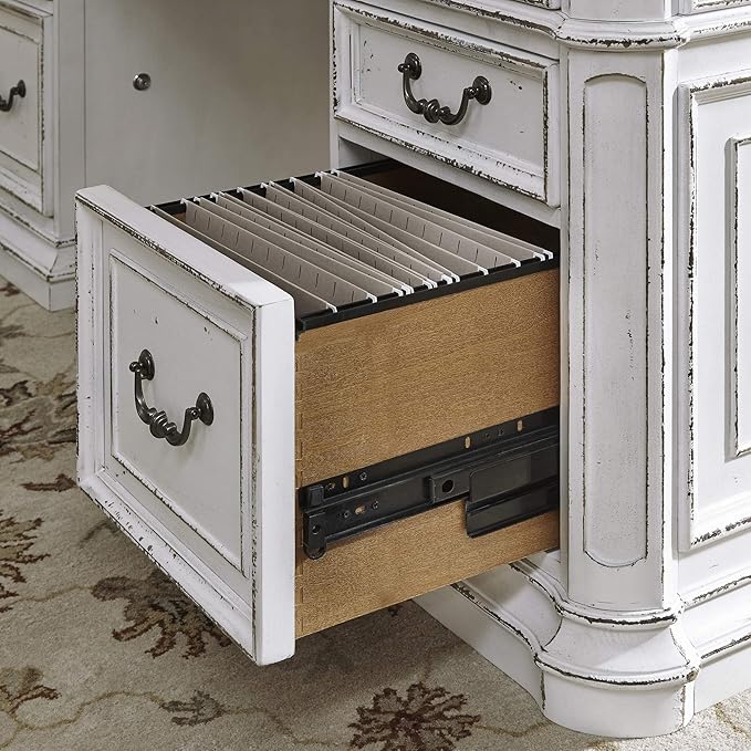 Liberty Furniture Industries Magnolia Manor Complete 5 Piece Desk - Image 4
