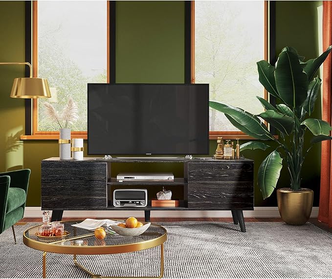WLIVE TV Stand for 55 60 inch TV, Modern Entertainment Center - Image 2