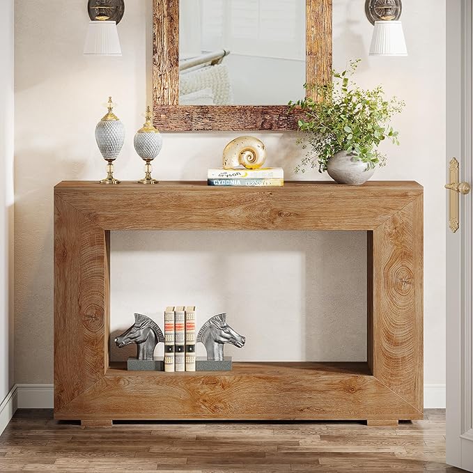 Tribesigns Farmhouse Console Table, 47 Inches Entryway Console Table - Image 5
