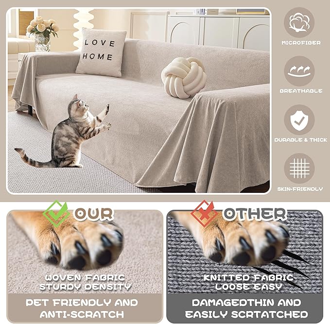 MYSKY HOME Couch Cover Sofa Covers - Image 3