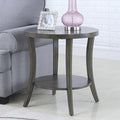 Roundhill Furniture Perth Contemporary Oval Shelf End Table by RoundhillFurniture