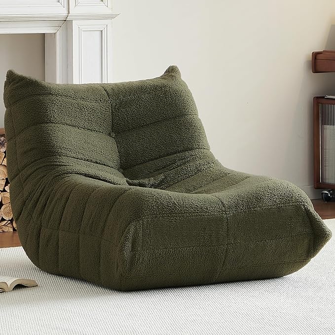 Bean Bag Chair, Fireside Chair Bean Bag Sofa by Gazecaia