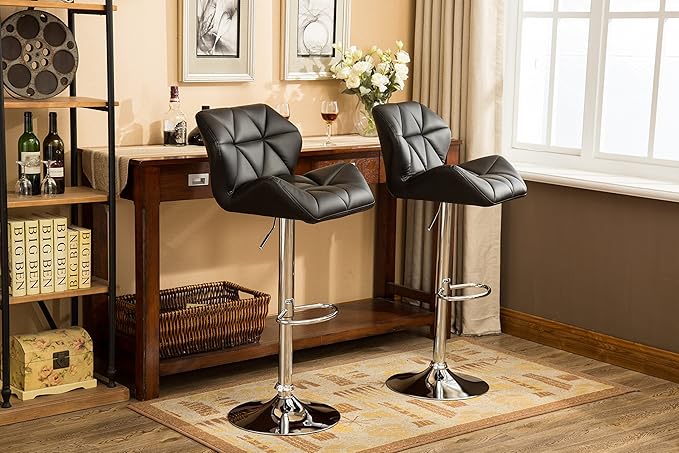 Roundhill Furniture Glasgow Contemporary Tufted Adjustable Height Hydraulic - Image 6