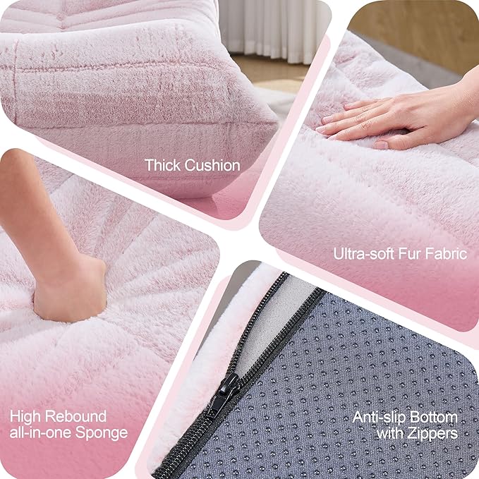 Bean Bag Chairs for Adults Giant Bean Bag Chair Memory Foam BeanBag Chair Big - Image 7