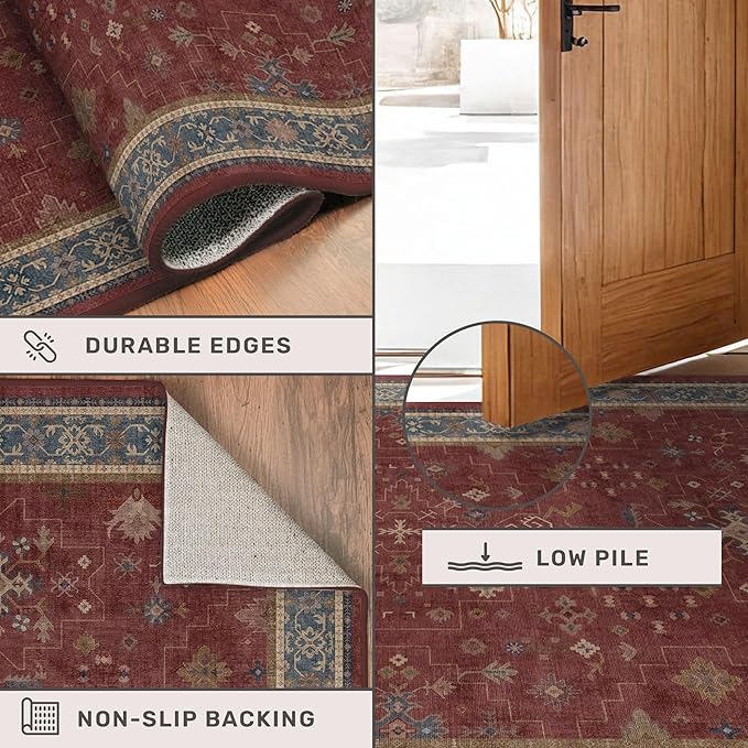 7x9 Dining Room Rugs for Under Table - Image 5