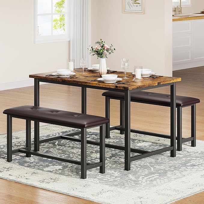 Dining Table Set for 4, Kitchen Table - Image 3