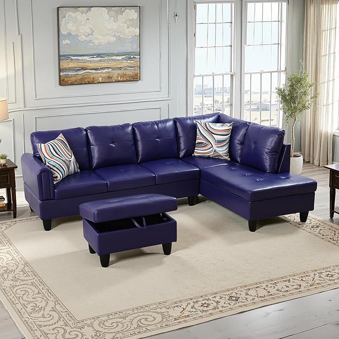 NicBex Sectional Couch 3 Pieces Sofa Set - Image 2