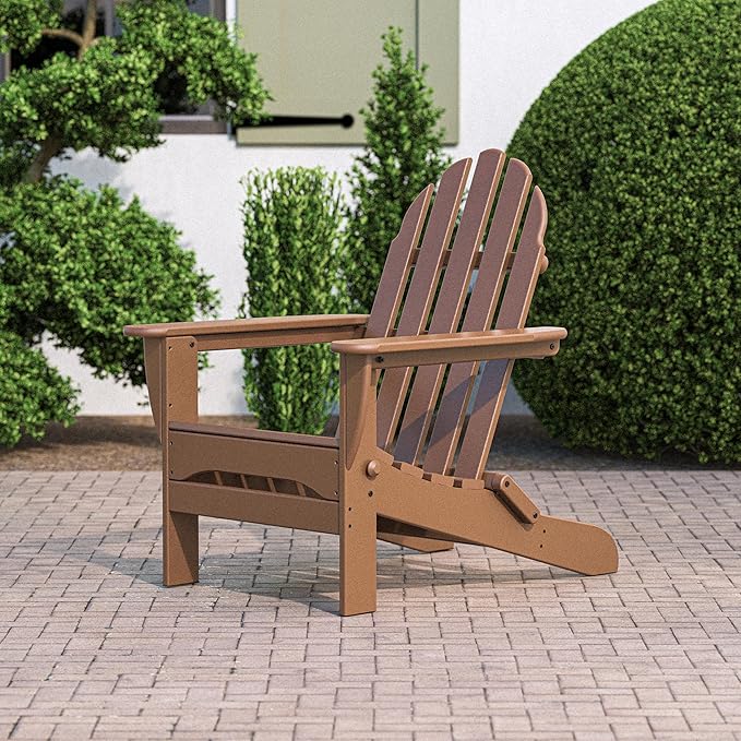 POLYWOOD AD5030TE Classic Folding Adirondack Chair, Height: 35.00" - Image 2