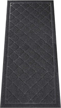 Front Door Mat Indoor Outdoor, Heavy Duty Low Profile Entrance Rug by HOMEK