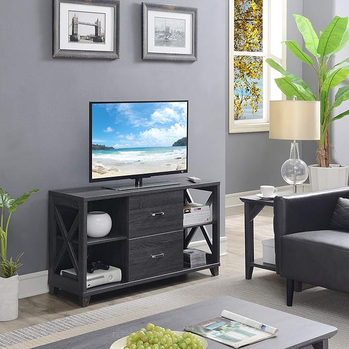 Convenience Concepts Oxford Deluxe 2 Drawer TV Stand - Image 2