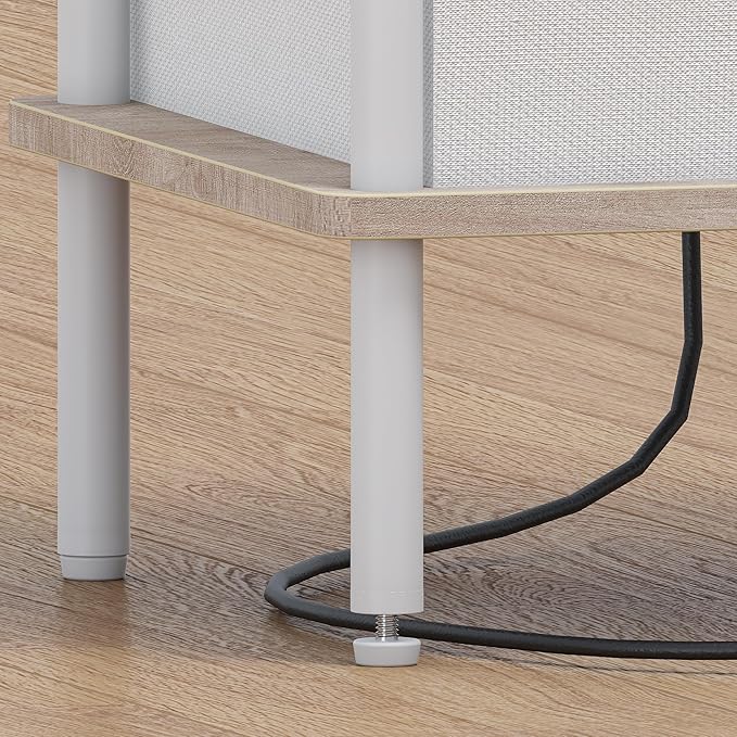 Small Side Table with Charging Station, Slim Nightstand with Outlet, Sofa - Image 8
