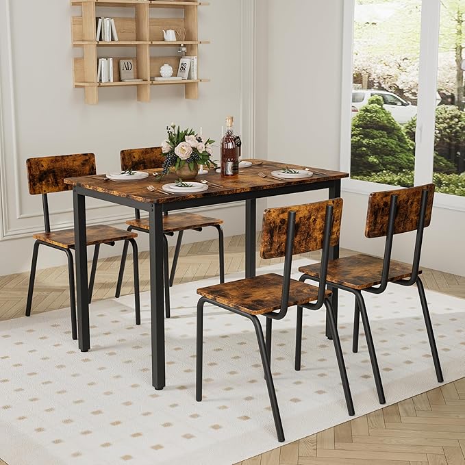 Ball & Cast 5 Pieces Dining Table Set - Image 2