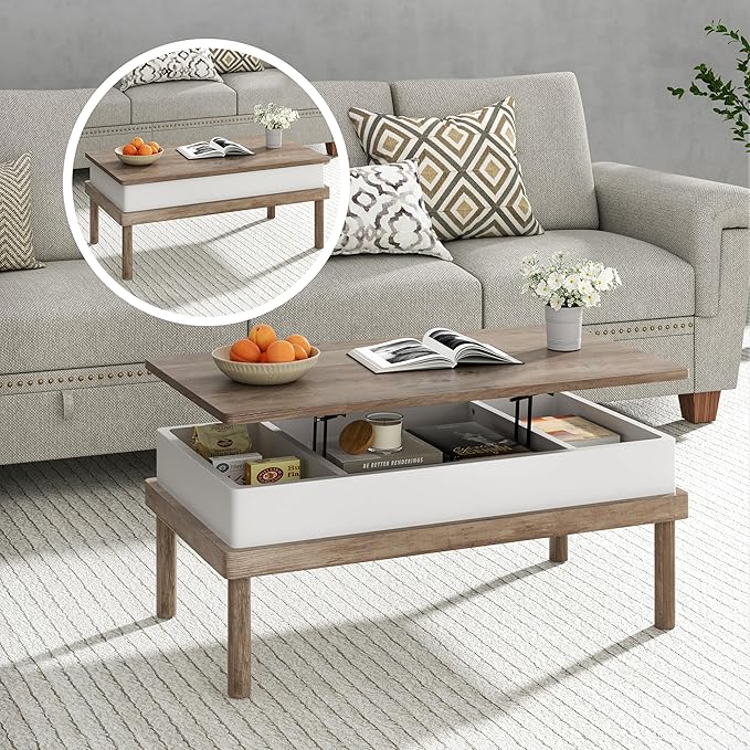 Shintenchi Coffee Table, Lift Top Coffee Table by Shintenchi