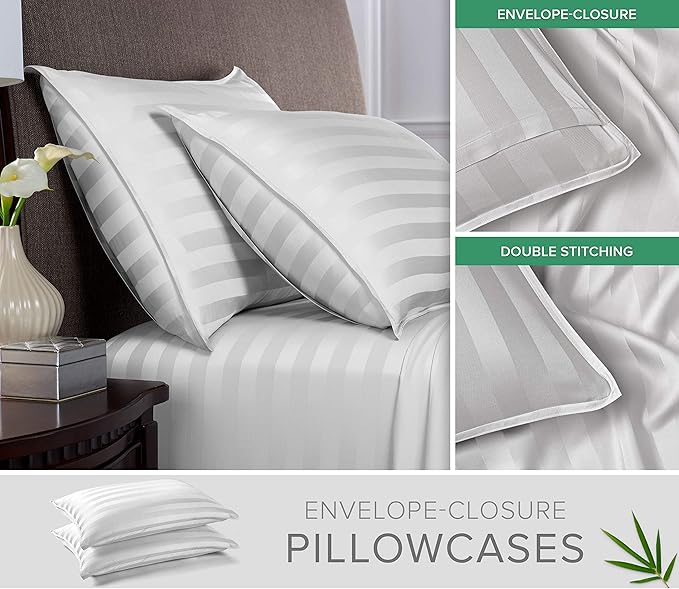 Full Sheets by Pure Bamboo, Genuine 100% Organic Viscose Derived from Bamboo - Image 3