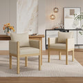Christopher Knight Home Lucid Linen Upholstered Dining Chairs Set of 2 by ChristopherKnightHome