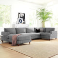 97.2 Inch L Shaped Modular Sectional Sofa by Unknown