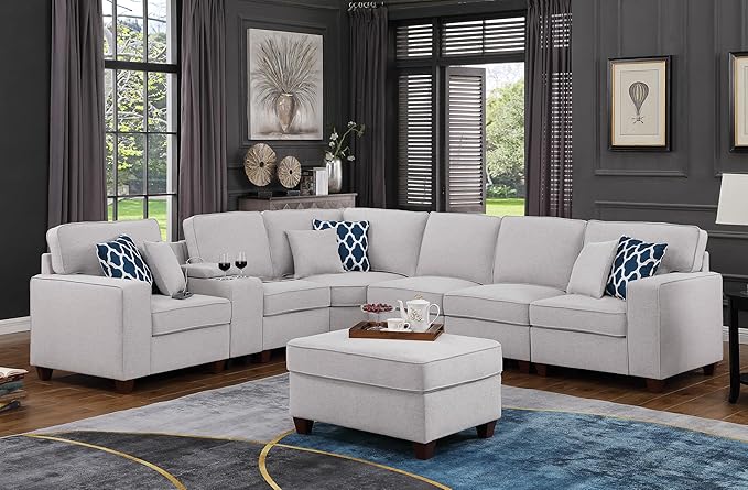 Leio Sectional Modular Sofa by DevionFurniture