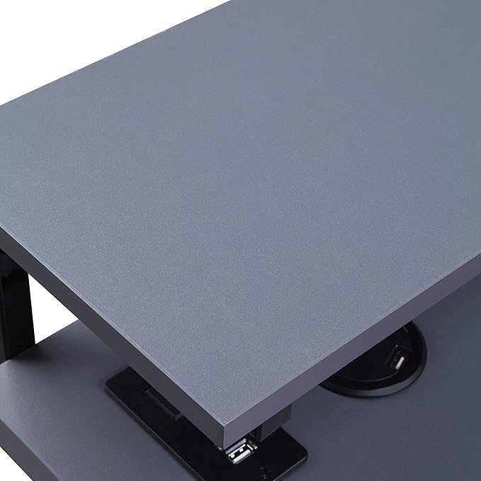 OSP Home Furnishings Checkpoint Battlestation L Shaped Gaming Desk - Image 13