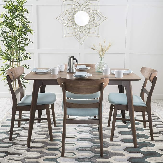 Christopher Knight Home Idalia 50" Rectangular Dining Set, 5-Pcs Set, Natural - Image 2
