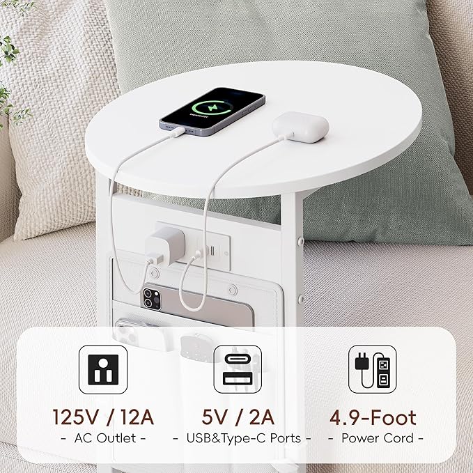 Vagusicc C Shaped End Table - Image 5