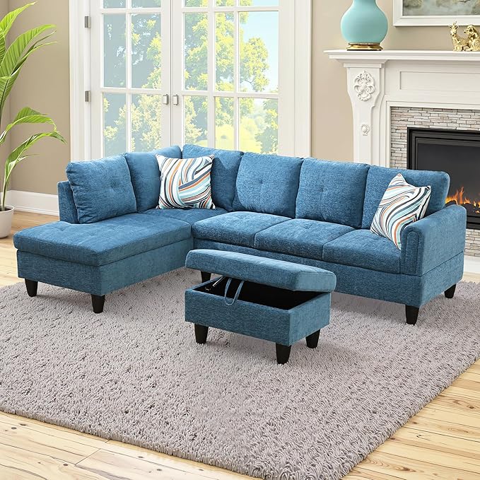 Osparple L Shaped Couch Sectional Couches - Image 3