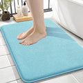 OLANLY Thick Memory Foam Bath Mat Rug 24x16, Extra Soft Absorbent Bathroom Rug by OLANLY
