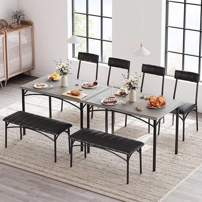 GAOMON Dining Table Set for 4 - Image 6