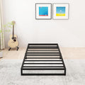 6 Inch Twin Size Bed Frames Heavy Duty Metal Twin Platform Bed Frame No Box by Lutown-TeenHome