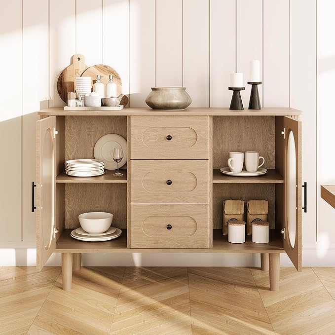 GarveeHome 47.2" Sideboard Buffet Cabinet - Image 3