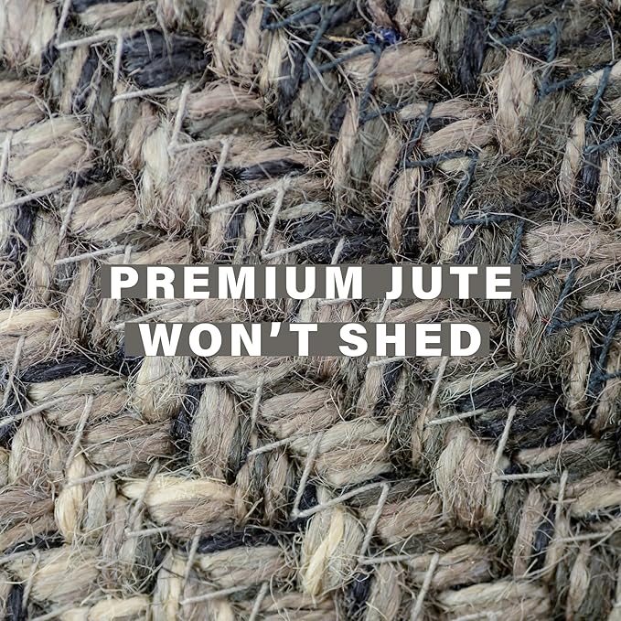 Homespice Flint Hill Jute Braided Area Rugs 5x8' - Image 5