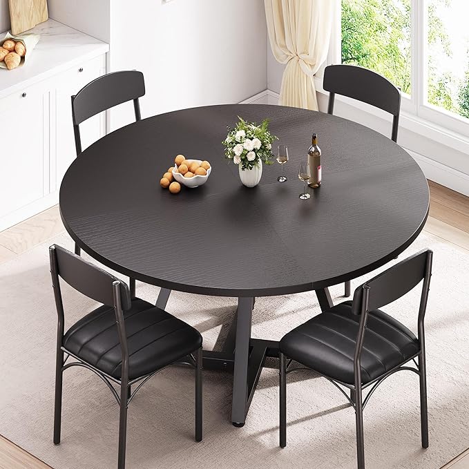 51“ Round Kitchen Dining Room Table - Image 3